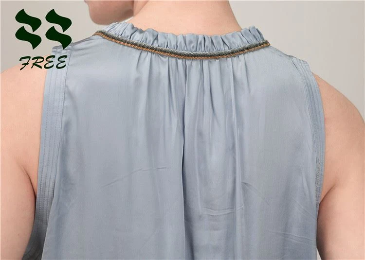 More frills gathered along the neckline