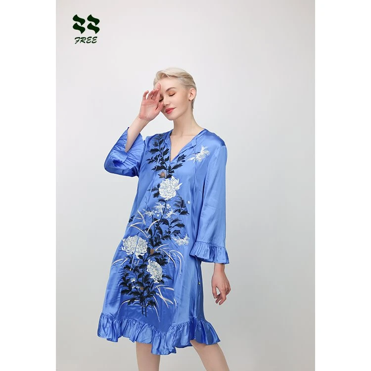 Women's Floral Lace And Embroidery Delicate Dresses